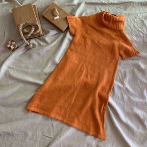 Crowl Neck Mini Dress